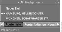 Es werden auch Staumeldungen angezeigt, mit Navigationssystem Professional zusätzlich