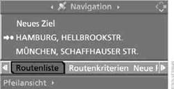 Es werden auch Staumeldungen angezeigt, mit Navigationssystem Professional zusätzlich