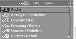 Die Klangeinstellungen können auch ausgewählt werden, wenn Sie im Startmenü