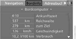 4. "Bordcomputer" auswählen und Controller drücken.