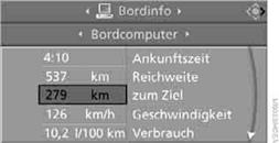 2. Controller drehen, um die Distanz zum Ziel einzustellen.