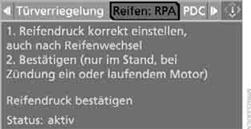 6. Motor starten, aber nicht losfahren.