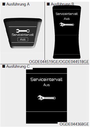 Serviceintervall AUS