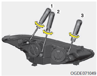 Scheinwerfer einstellen