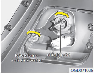 Rücklicht (Glühlampenausführung)