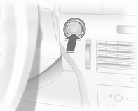 Taste Start/Stop drücken. Die Zündung schaltet sich ein. Elektronische Wegfahrsperre