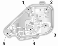 6. Glühlampe herausnehmen und neue Glühlampe einsetzen.