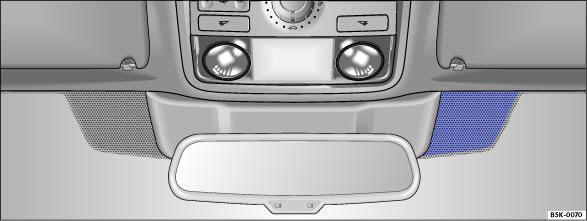 Abb. 56 Kommunikationsfenster bei Fahrzeugen mit automatischer Distanzregelung