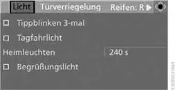6. "Tippblinken 3-mal" auswählen und Controller drücken.