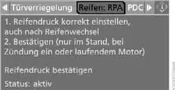 6. Motor starten, aber nicht losfahren.