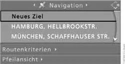 3. "Zieleingabe" auswählen und Controller drücken.