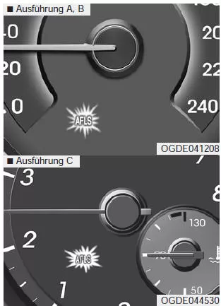 AFLS (Adaptive Front Lighting System, Adaptivscheinwerfer)