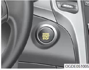 Beleuchteter Engine Start/Stop- Knopf