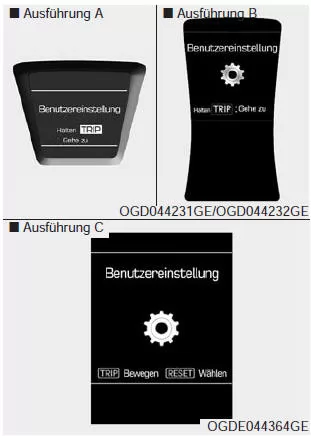 Benutzereinstellung