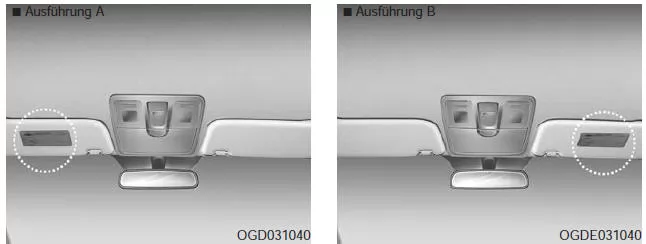 Airbag-Warnschild