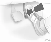 Beim Durchtreten des Gaspedals über den Druckpunkt hinaus wird abhängig von der