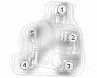 6. Glühlampe herausnehmen und neue Glühlampe einsetzen.