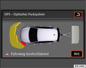 Abb. 42 Prinzipdarstellung Farbdisplay: Anhängerbetrieb.
